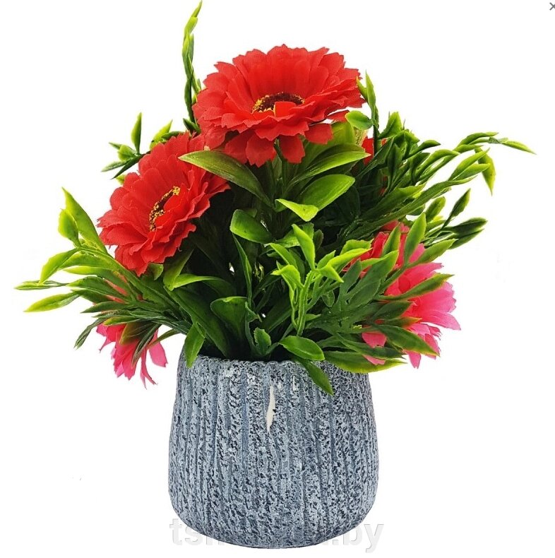Декоративные цветы в горшке, украшение для дома, офиса от компании TSmarket - фото 1