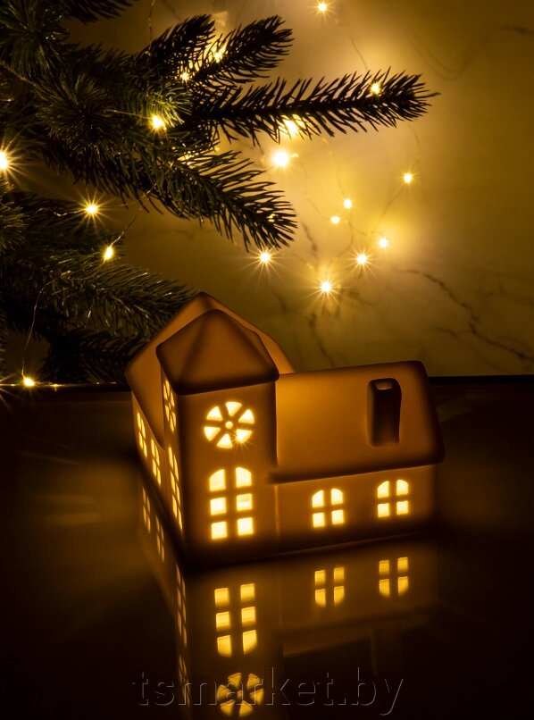Декоративный настольный светильник / ночник Лючия "Сказочный домик " от компании TSmarket - фото 1