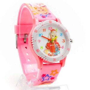 Детские наручные часы "Барби" 2428G. Разные цвета!