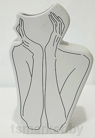Дизайнерская ваза "Знаки тела" SL701-1 от компании TSmarket - фото 1