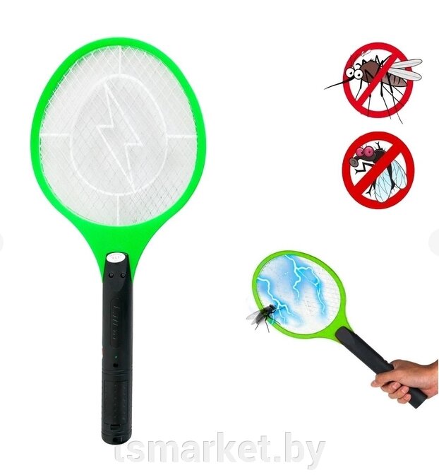 Электрическая мухобойка для комаров, мух и насекомых (Mosquito Swatter) от компании TSmarket - фото 1