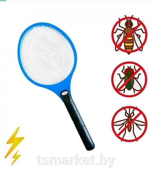 Электрическая мухобойка для комаров, мух и насекомых (Mosquito Swatter) от компании TSmarket - фото 1