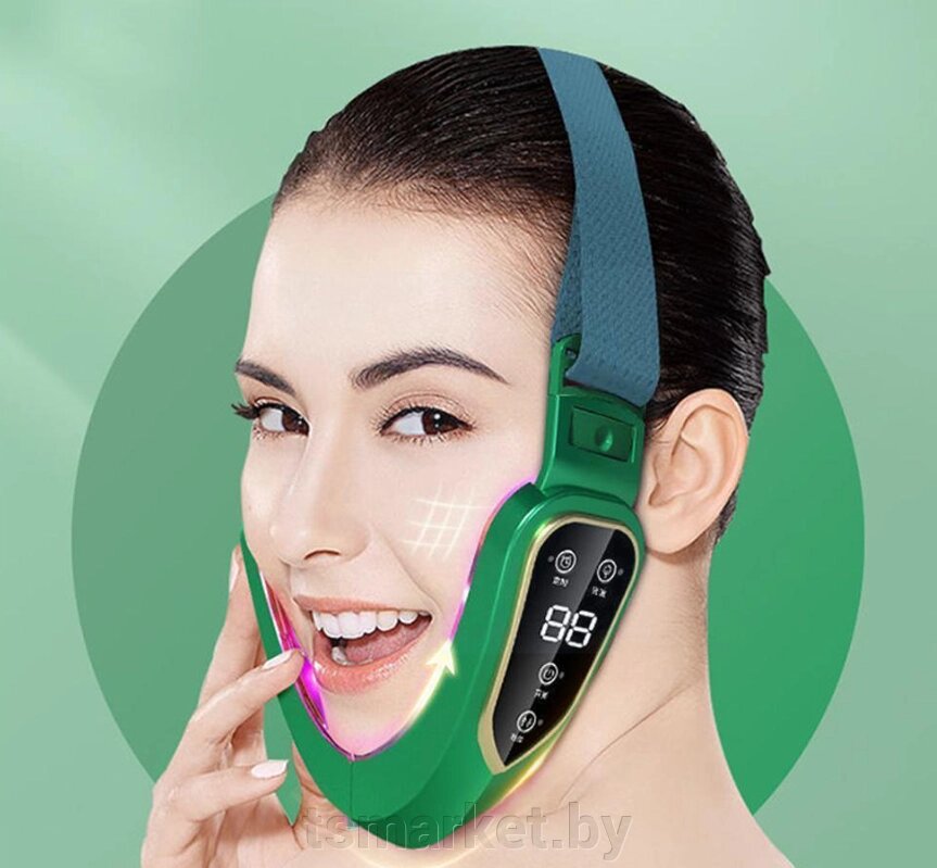 Электрический массажёр для лица V-Face Facial massage instrument V80 (12 режимов интенсивности) от компании TSmarket - фото 1