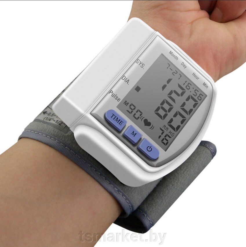 Электронный тонометр на запястье Automatic Wrist Watch от компании TSmarket - фото 1