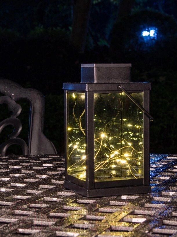 Фонарь садовый ЧУДЕСНЫЙ САД 720 "Паутинка золотая 3D" на солнечной батарее от компании TSmarket - фото 1