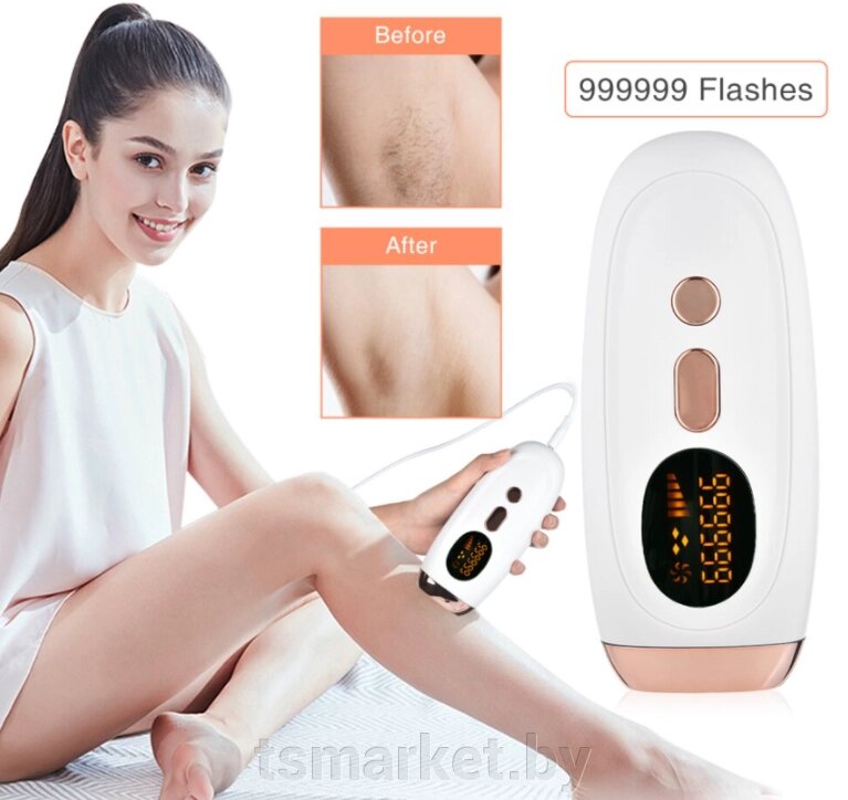 Фотоэпилятор для удаления волос IPL Hair Removal Device 999999 импульсов от компании TSmarket - фото 1