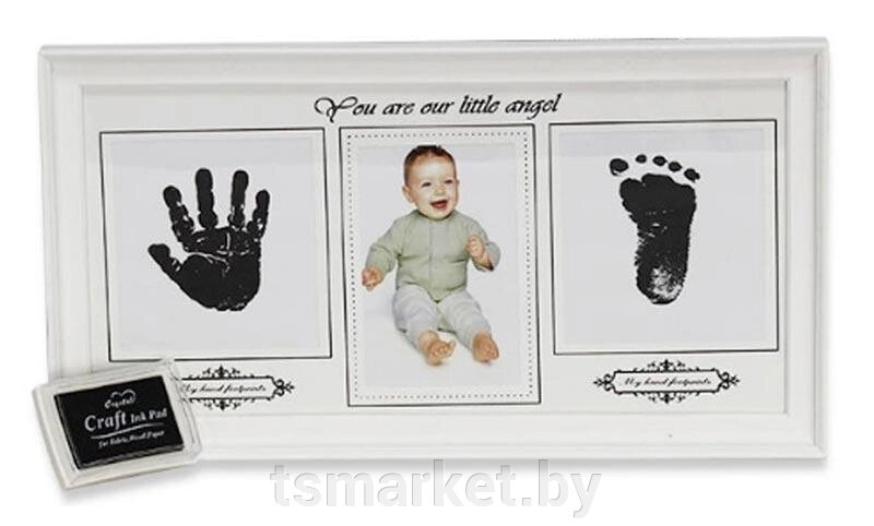 Фоторамка для новорожденного, для рук и ног, для рук и ног, сувенир от компании TSmarket - фото 1