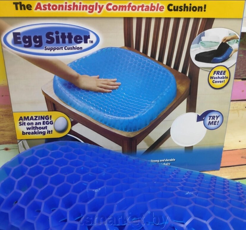 Гелевая подушка  для сидения  соты Egg Sitter от компании TSmarket - фото 1