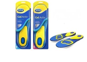 Гелевые стельки Шолль (Scholl) GelActiv Everyday для комфорта на каждый день (мужские и женские)