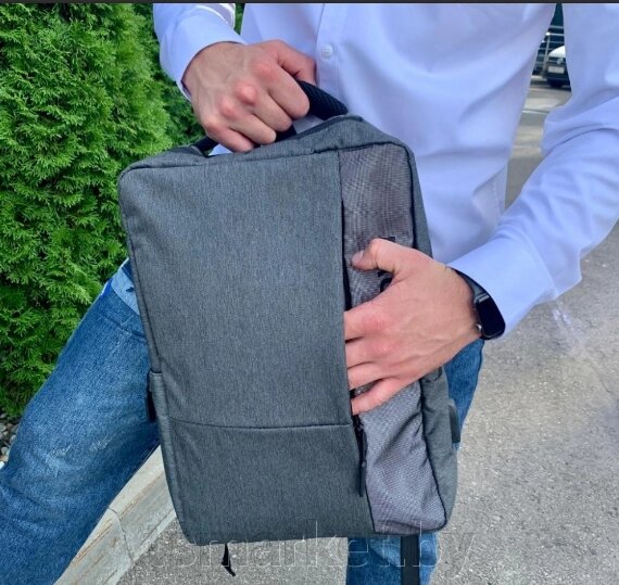Городской рюкзак “BACKPACK” с USB и отделением для ноутбука до 17" от компании TSmarket - фото 1