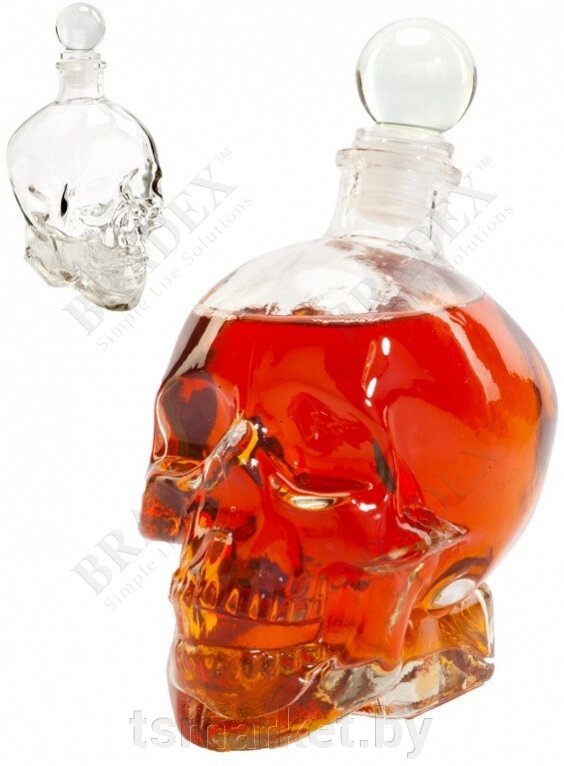 Графин «БЕДНЫЙ ЙОРИК» Carafe Skull 440ml от компании TSmarket - фото 1