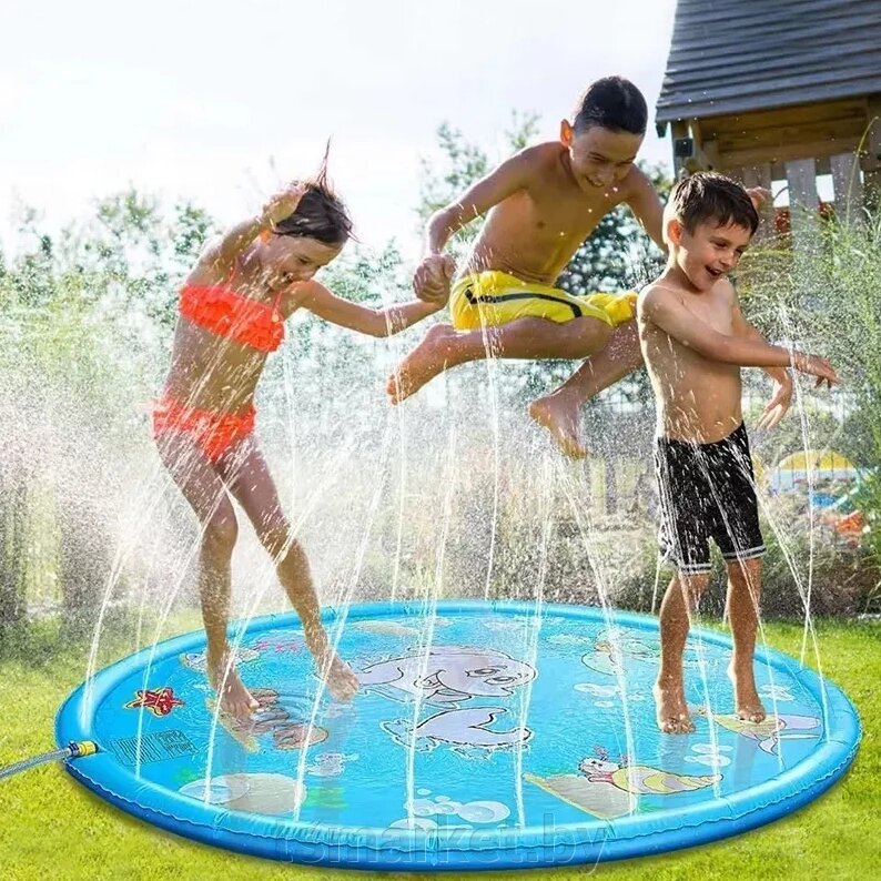 Игровой мини бассейн – фонтанчик для детей на лето (ПВХ, диаметр – 100 см) от компании TSmarket - фото 1