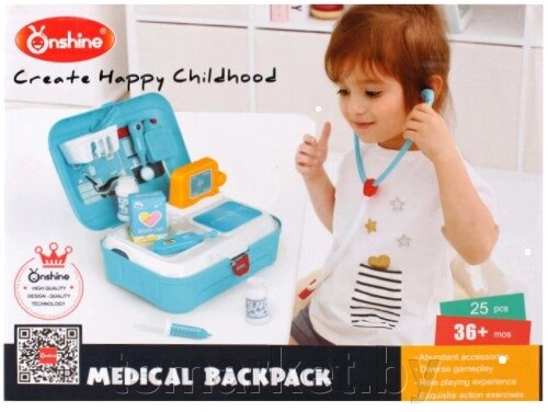 Игровой набор "Medical backpack". Игрушка от компании TSmarket - фото 1