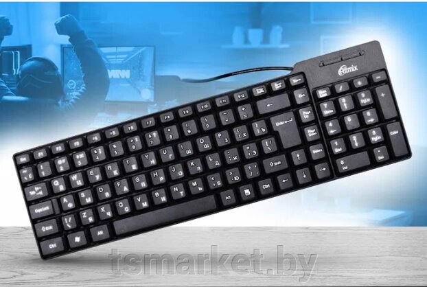 Клавиатура проводная Ritmix RKB-100 от компании TSmarket - фото 1