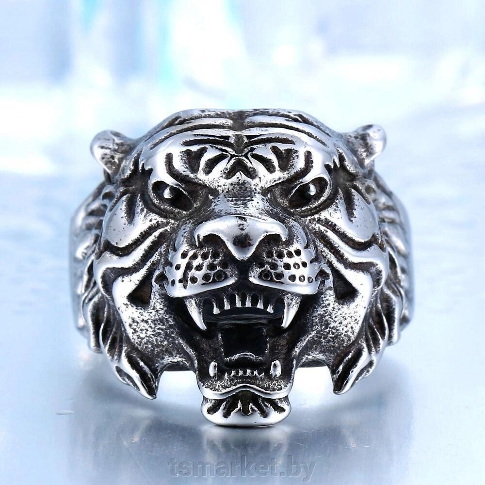 Кольцо " Тигр ", печатка, перстень от компании TSmarket - фото 1