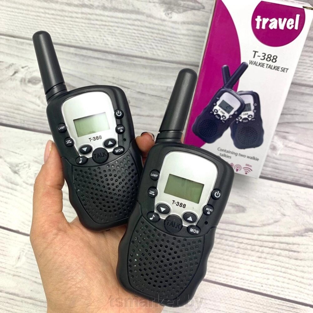 Комплект детских раций Kids walkie talkie (2 шт, радиус действия 3 км) от компании TSmarket - фото 1