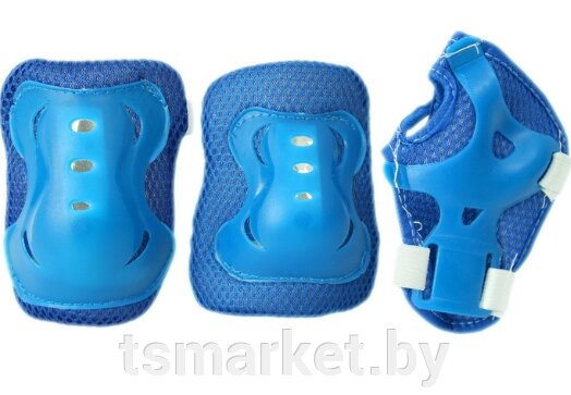 Комплект защиты синий (колени, локти, запястья) от компании TSmarket - фото 1