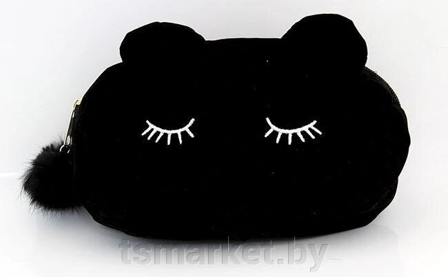 Косметичка котик Black от компании TSmarket - фото 1