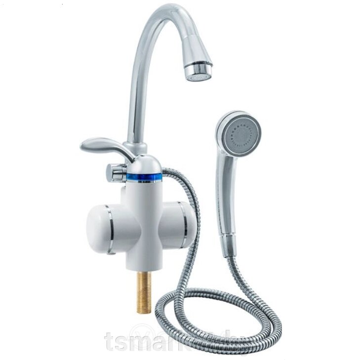 Кран водонагреватель UNIPUMP BEF-001-03, проточный, душ, 3000 Вт, 1.3 л/мин от компании TSmarket - фото 1