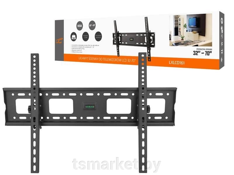 Крепление настенное для LCD ТВ 32-70" с регулировкой и уровнем, макс 55кг от компании TSmarket - фото 1