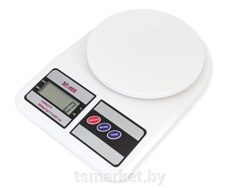 Кухонные весы с дисплеем SiPL 5кг SF-400 от компании TSmarket - фото 1