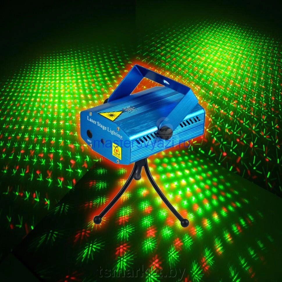 Лазерный проектор Mini Laser Stage Lighting от компании TSmarket - фото 1