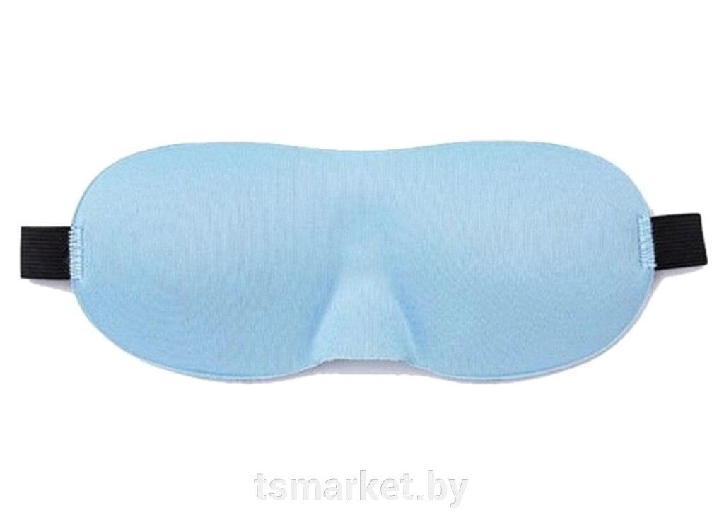 Маска повязка на глаза для сна 3D SiPL голубая от компании TSmarket - фото 1