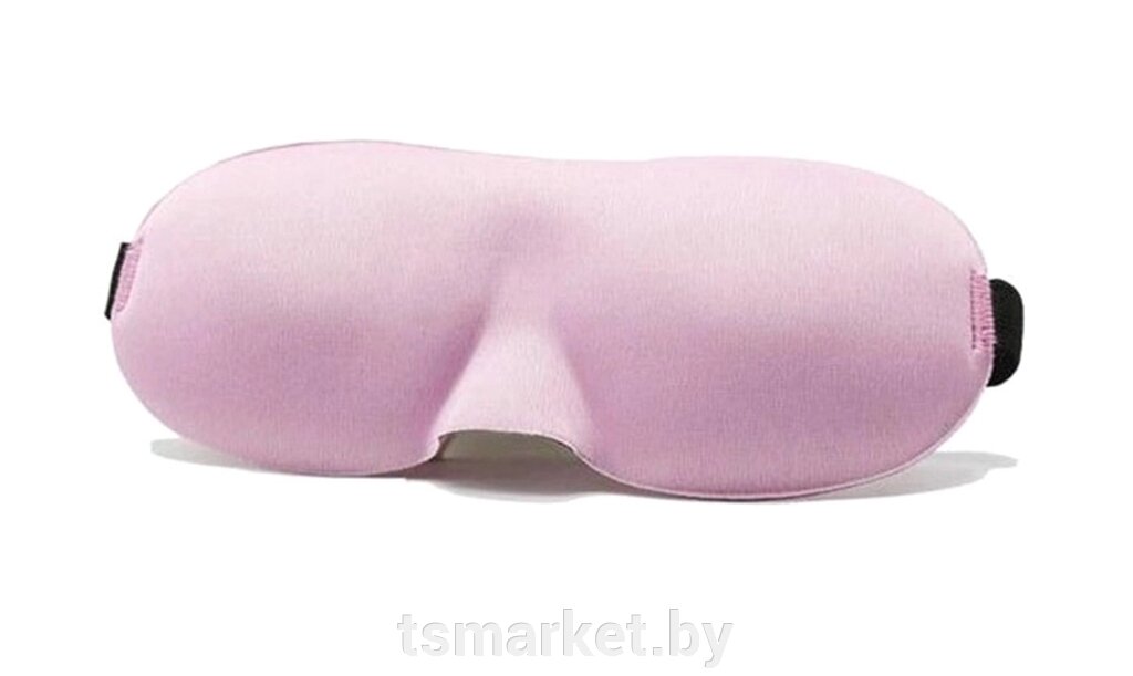 Маска повязка на глаза для сна 3D SiPL розовая/голубая от компании TSmarket - фото 1