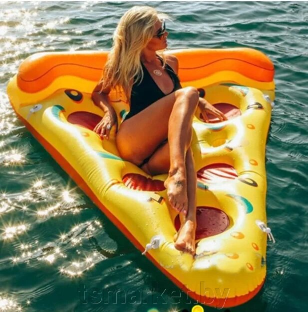 Матрас плавательный надувной Intex Пицца ( 160x137x23 см) от компании TSmarket - фото 1