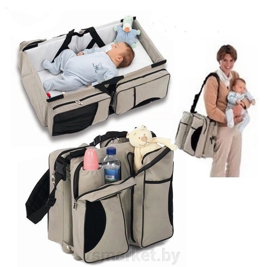 Многофункциональная детская сумка-кровать Ganen Baby Travel от компании TSmarket - фото 1