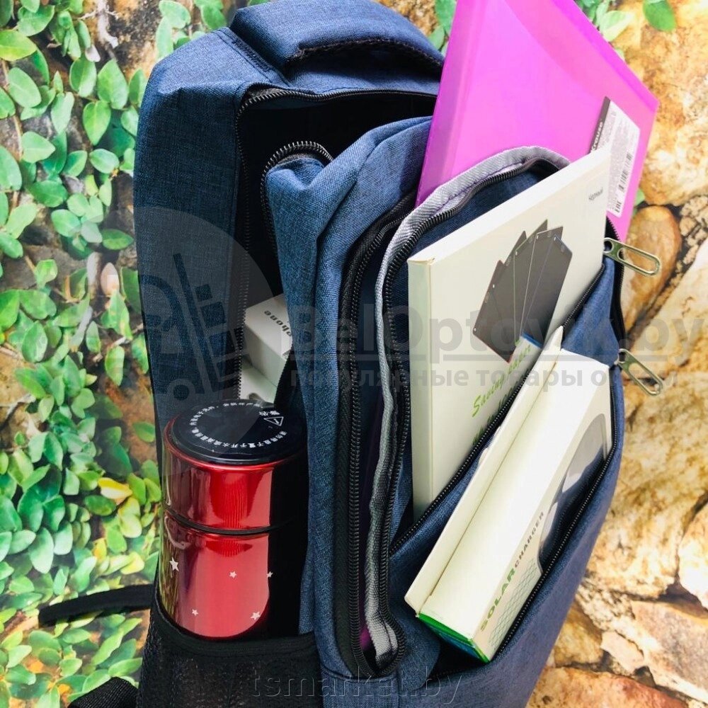 Многофункциональный рюкзак из водонепроницаемой ткани ZHULIAO SPORT с косой молнией и мягкой вентилируемой спи от компании TSmarket - фото 1