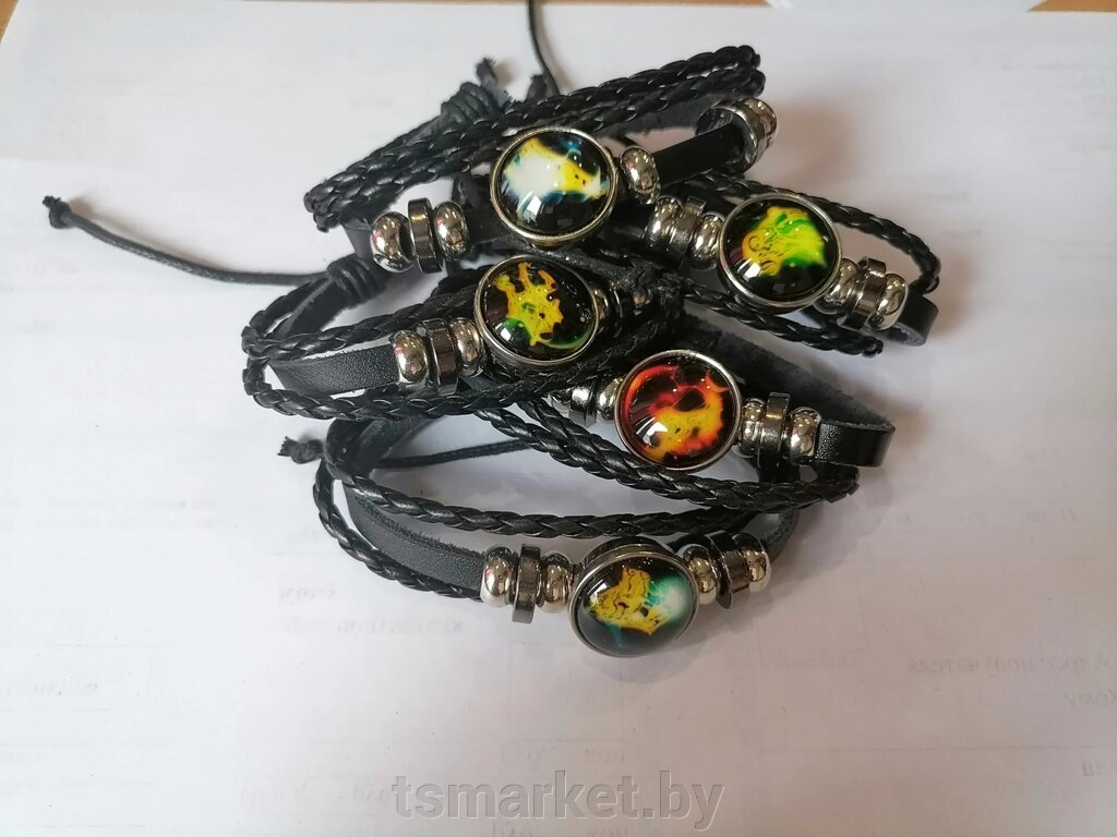 Модные светящиеся браслеты из кожи от компании TSmarket - фото 1