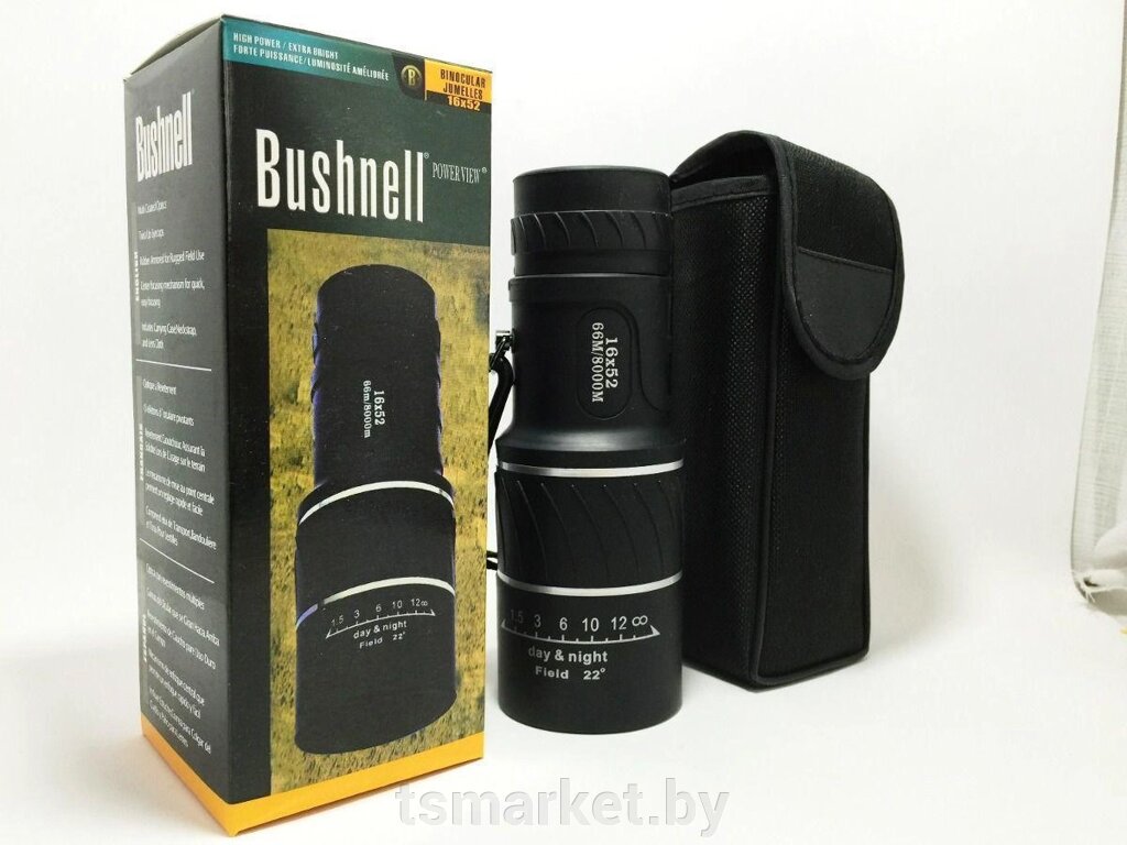Монокуляр (монокль) Bushnell 16x52, 16 кратный зум, 8000 м, от компании TSmarket - фото 1