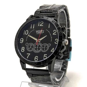 Мощные мужские часы на металлическом браслете VIAMAX 4151G