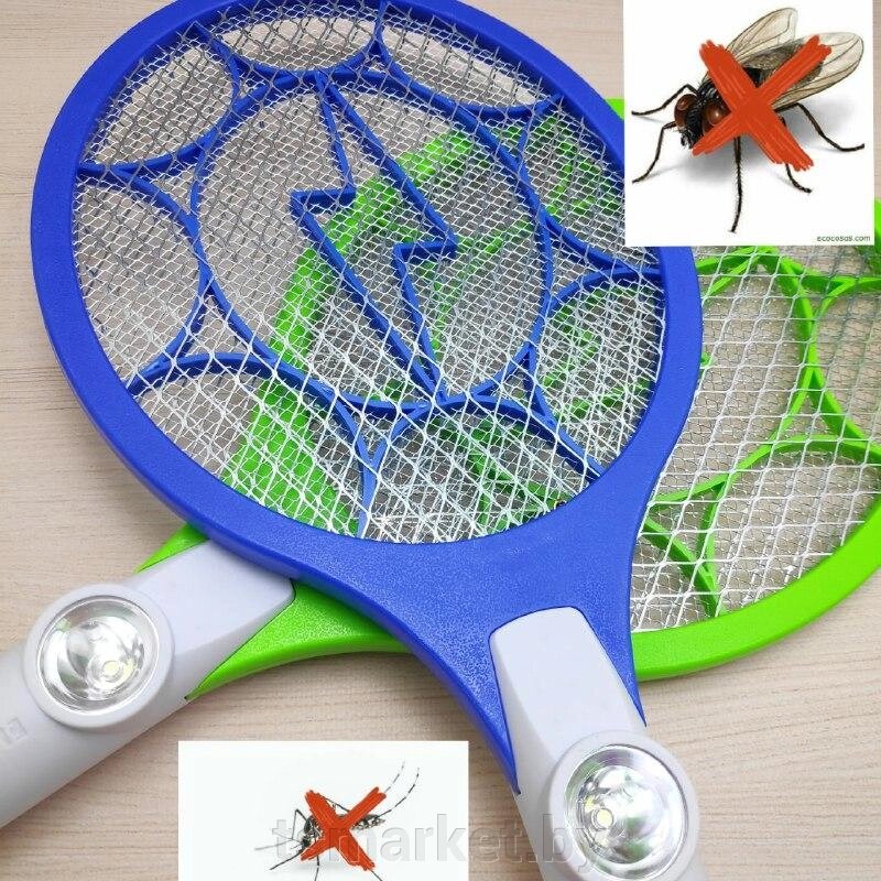 Мухобойка электрическая Mosquito Swatter цвет MIX от компании TSmarket - фото 1