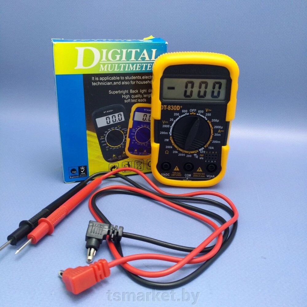 Мультиметр цифровой DT830D+ от компании TSmarket - фото 1