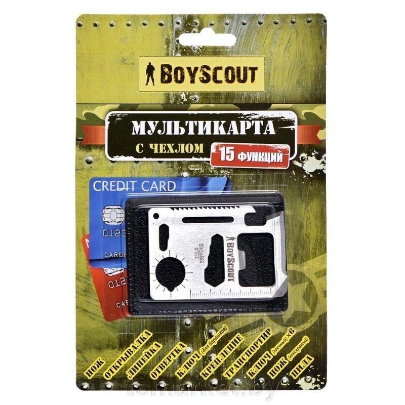 Мультитул на 15 функций BOYSCOUT в чехле от компании TSmarket - фото 1