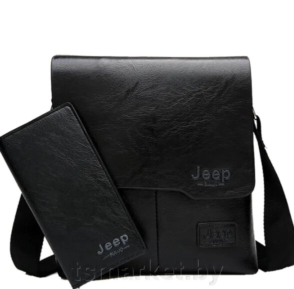 Мужская сумка JEEP BULUO 506 + кошелёк в подарок! от компании TSmarket - фото 1