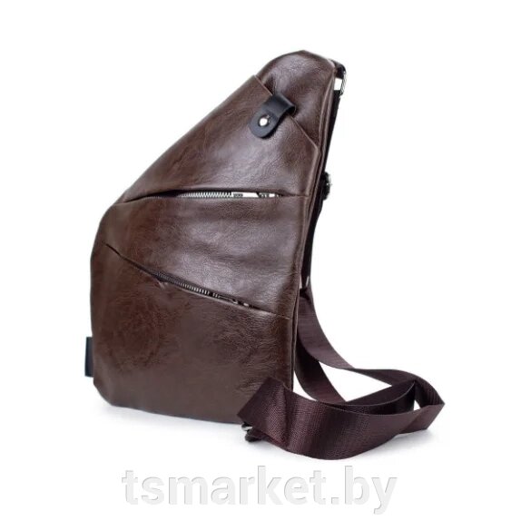 Мужская сумка-кобура Коричневая от компании TSmarket - фото 1