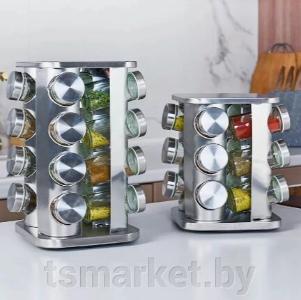 Набор баночек для специй на подставке от компании TSmarket - фото 1
