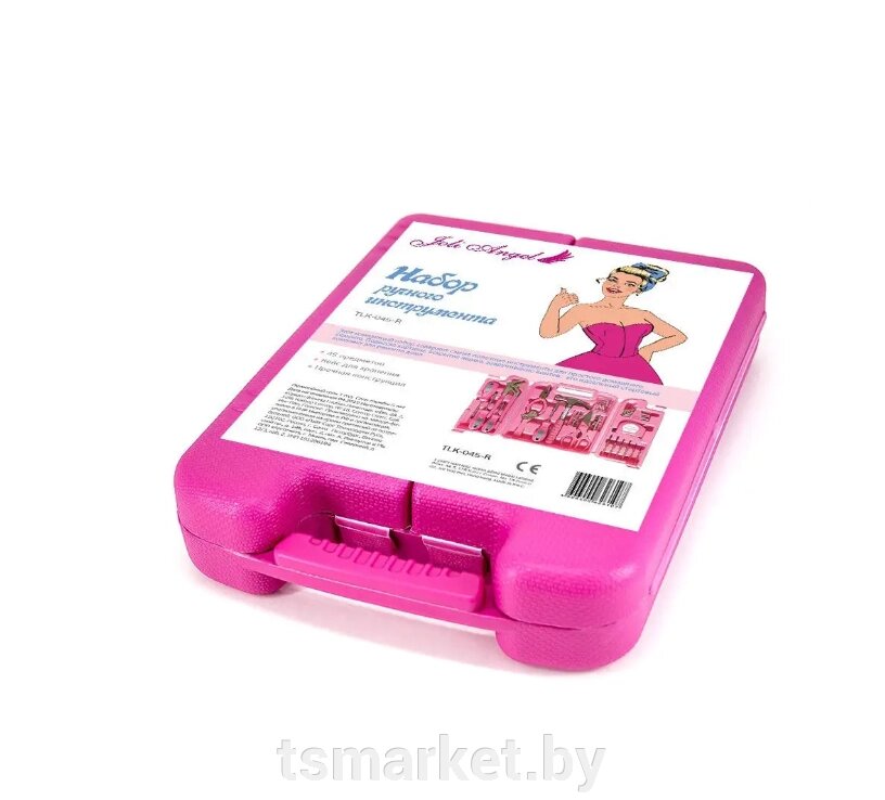 Набор инструмента Joli Angel TLK-045-R 45 предметов в розовом кейсе от компании TSmarket - фото 1