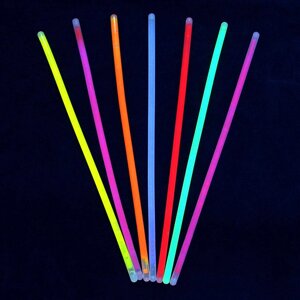 Набор неоновых палочек 10шт, флуоресцентная краска, длина 20 см
