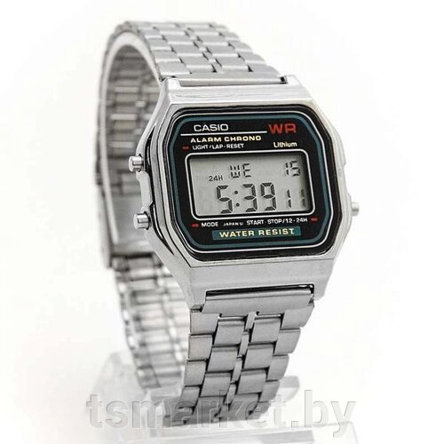 Наручные электронные часы CASIO F91W. ( Будильник, секундомер и др. функции).Разные расцветки