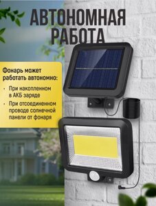 Настенный светильник на солнечной батарее в выносным датчикомАКЦИЯ