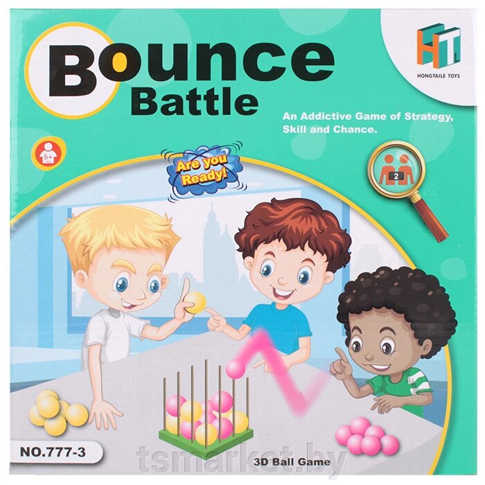 Настольная игра "Bounce battle" (Битва бросков) от компании TSmarket - фото 1