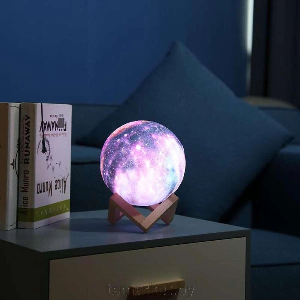 Ночник-светильник «Космос» 12 см, разные цвета подсветки от компании TSmarket - фото 1