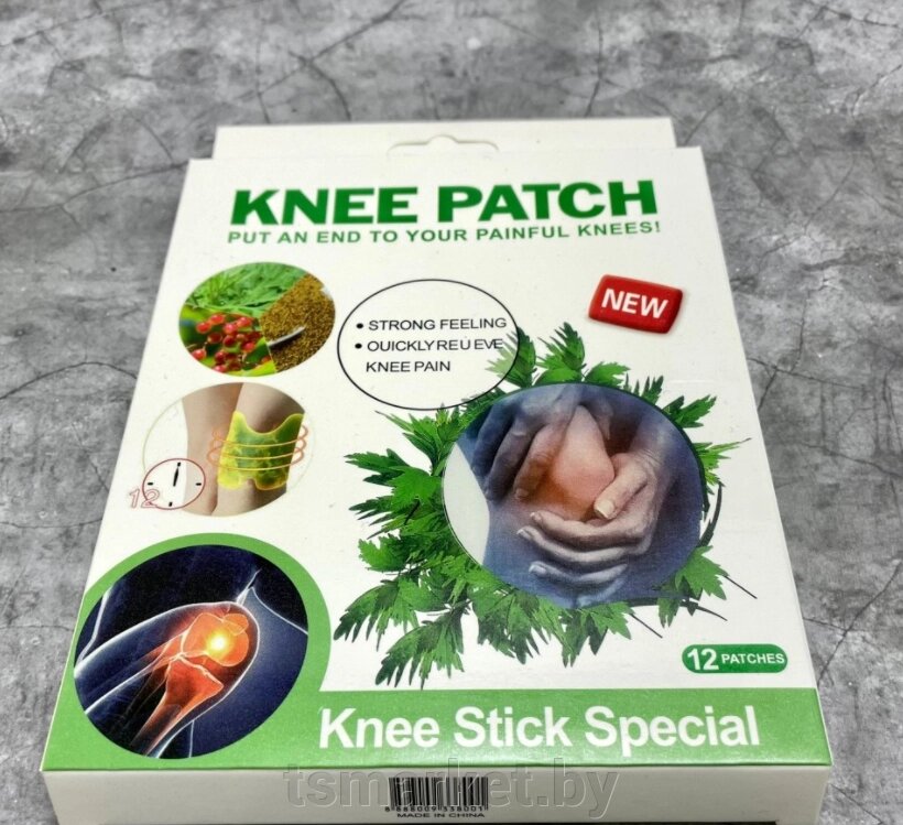 Обезболивающий пластырь для суставов/коленный патч Knee Patch,12 шт от компании TSmarket - фото 1