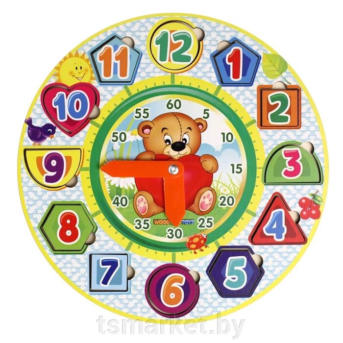 Обучающая игра "Часы-календарь №2" от компании TSmarket - фото 1