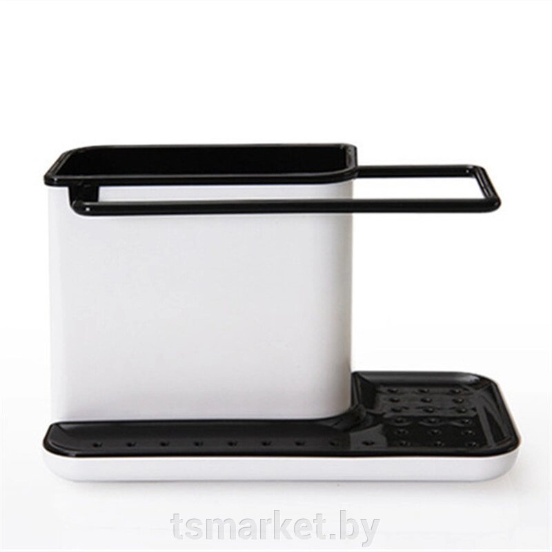 Органайзер для раковины вертикальный, черный от компании TSmarket - фото 1