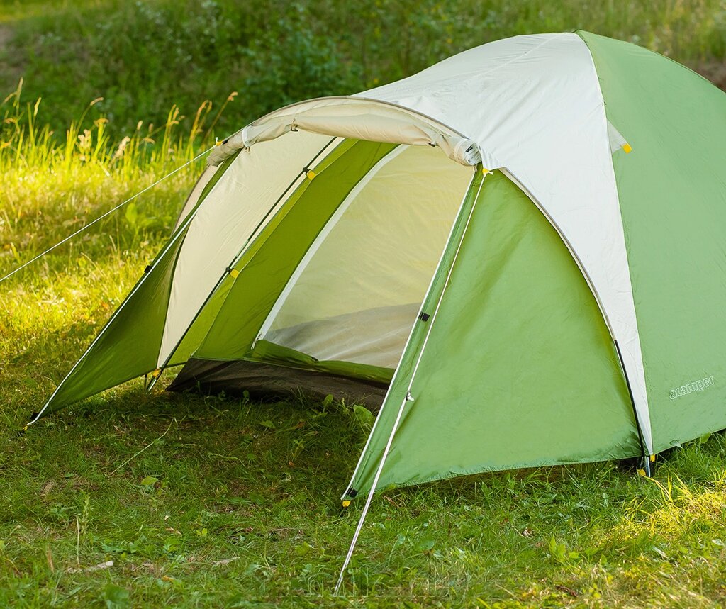 Палатка туристическая ACAMPER ACCO 4 green от компании TSmarket - фото 1